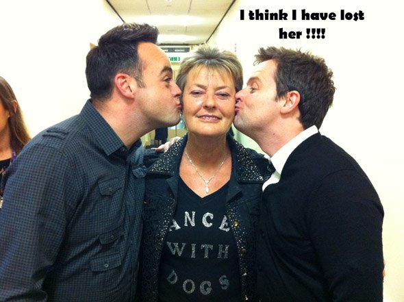 Mary Ray with Ant and Dec